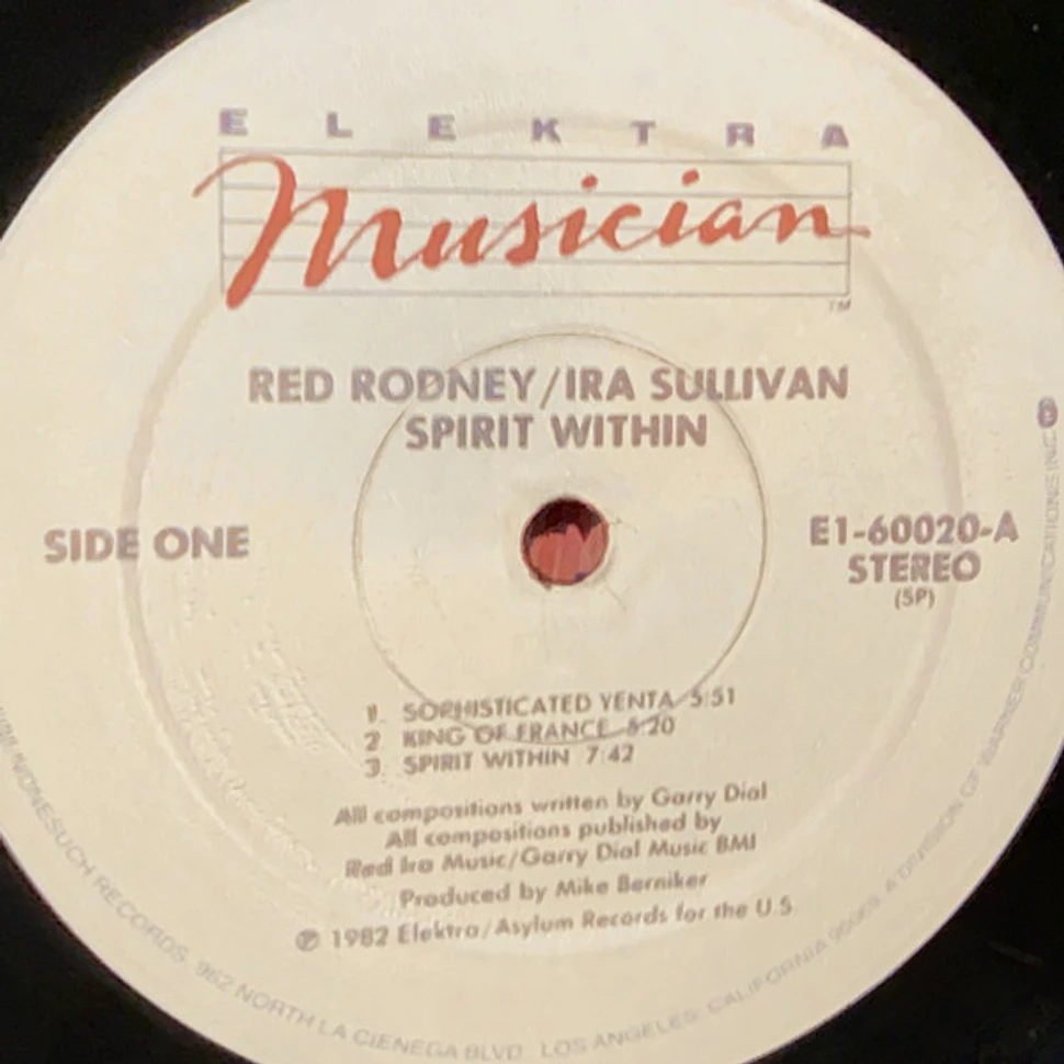 Red Rodney & Ira Sullivan - Spirit Within