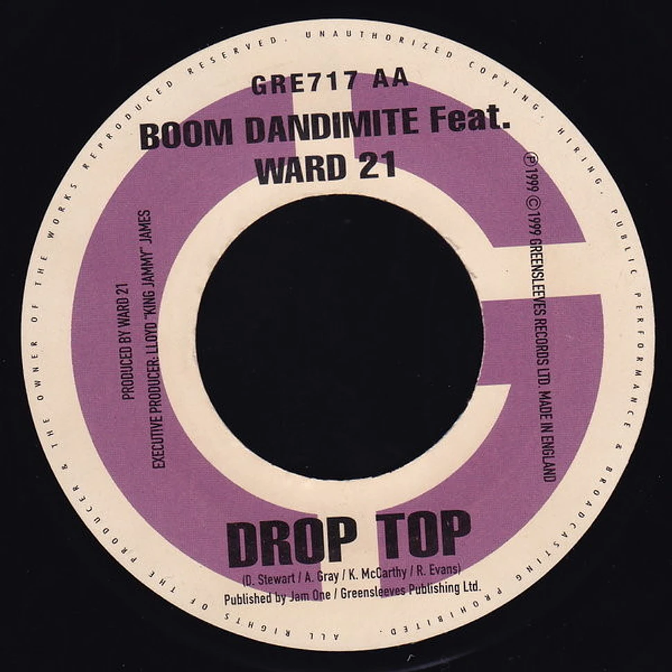 Bounty Killer / Boom Dandimite Feat. Ward 21 - Psycho Med Ward 21 Mega Bash / Drop Top