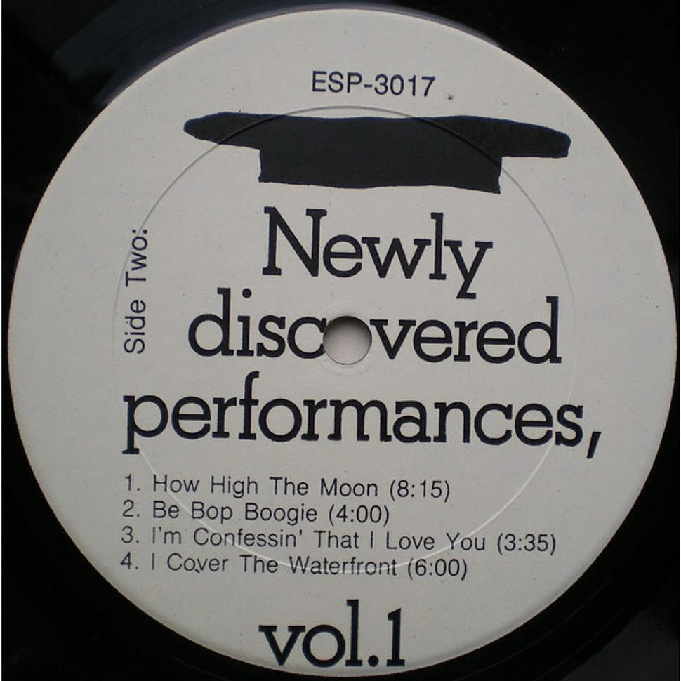 Lester Young - Newly Discovered Performances, Vol.1