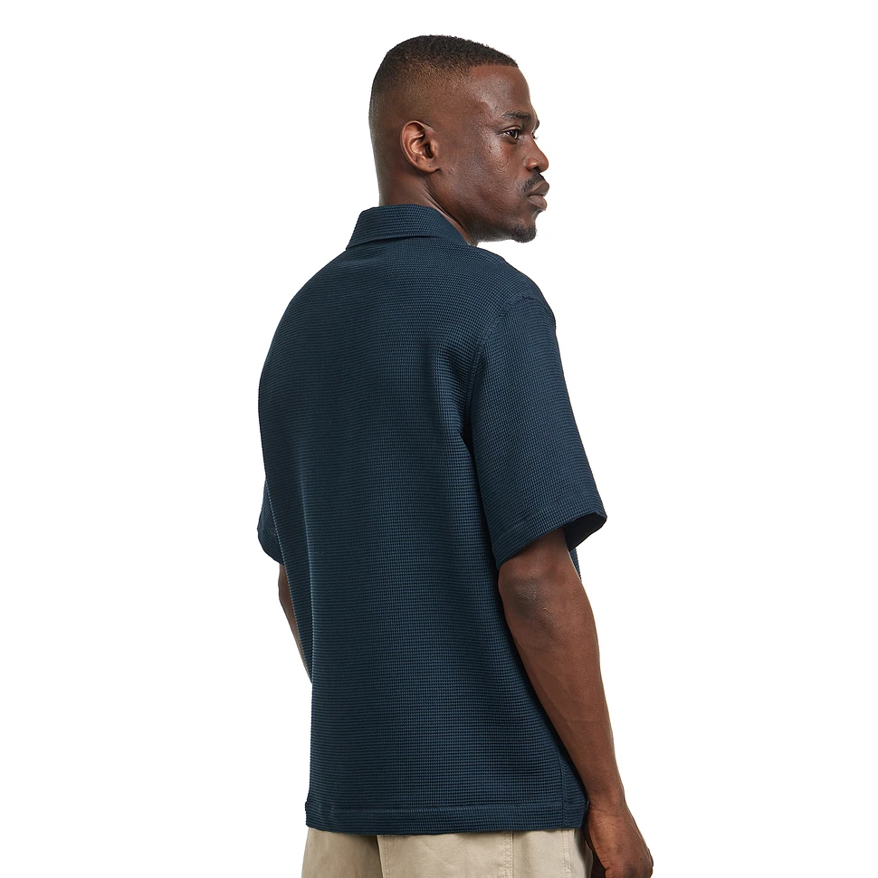 Lacoste - Short Sleeved Textured Monochrome Shirt