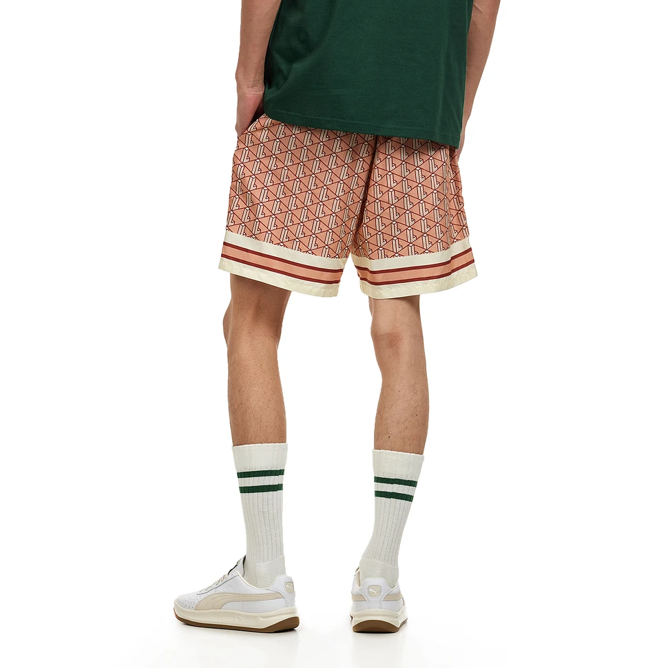 Lacoste - Elasticated Monogram Print Shorts