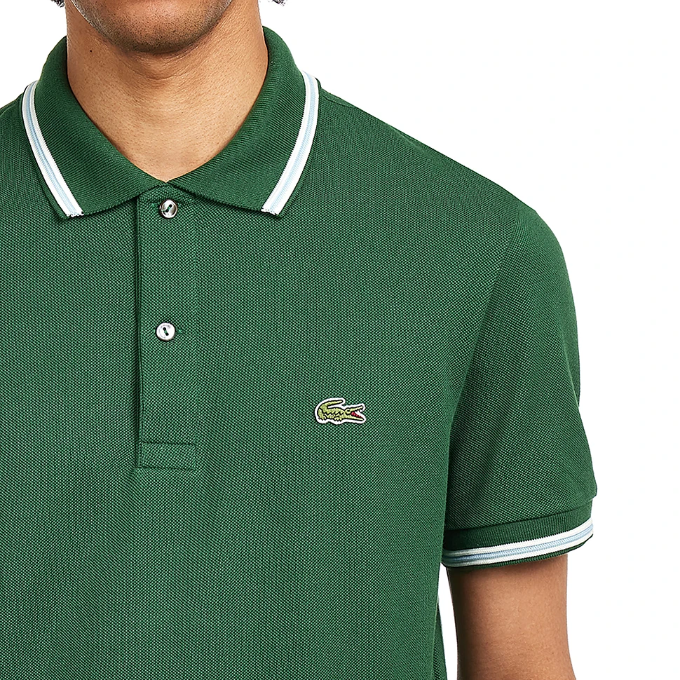 Lacoste - Stripe Collar Piqué Polo