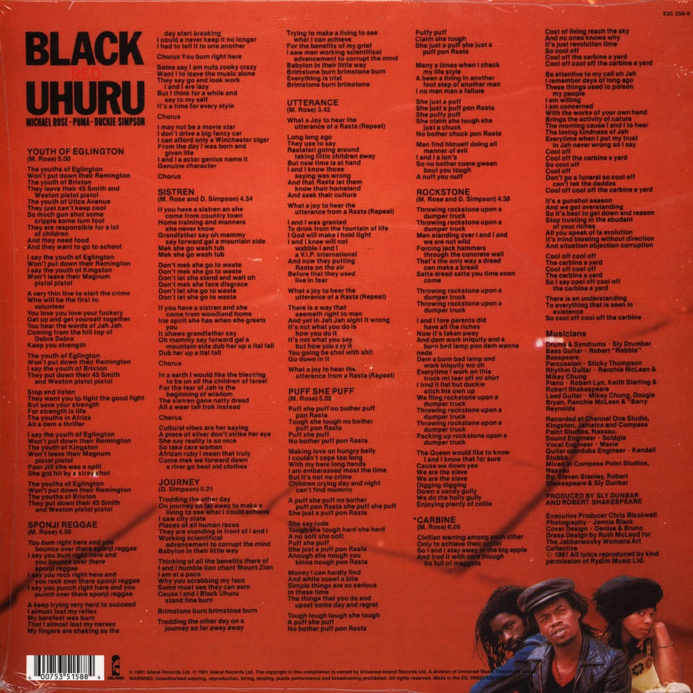 Black Uhuru - Red