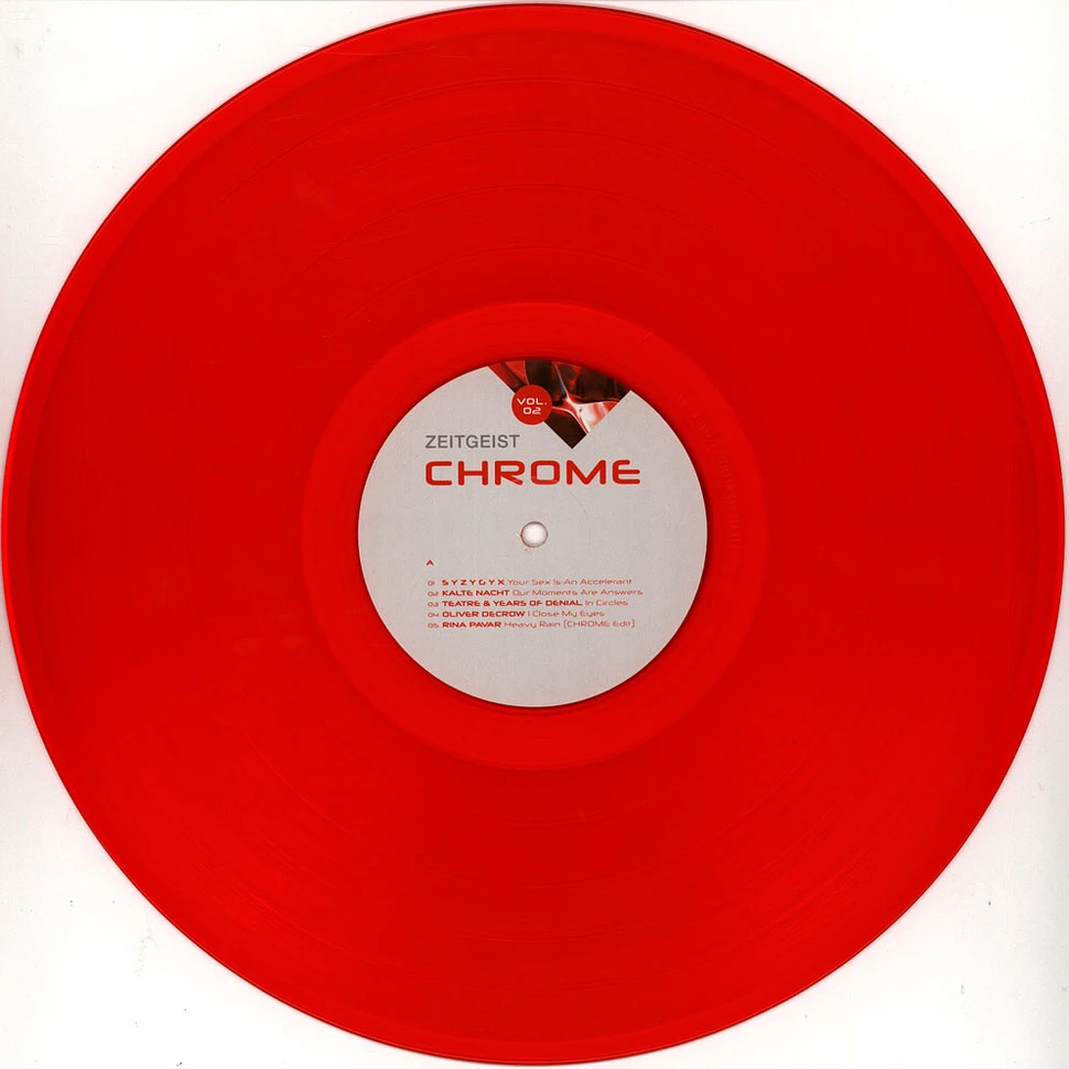 V.A. - Zeitgeist Chrome Volume 2 Transparent Red Vinyl Edition