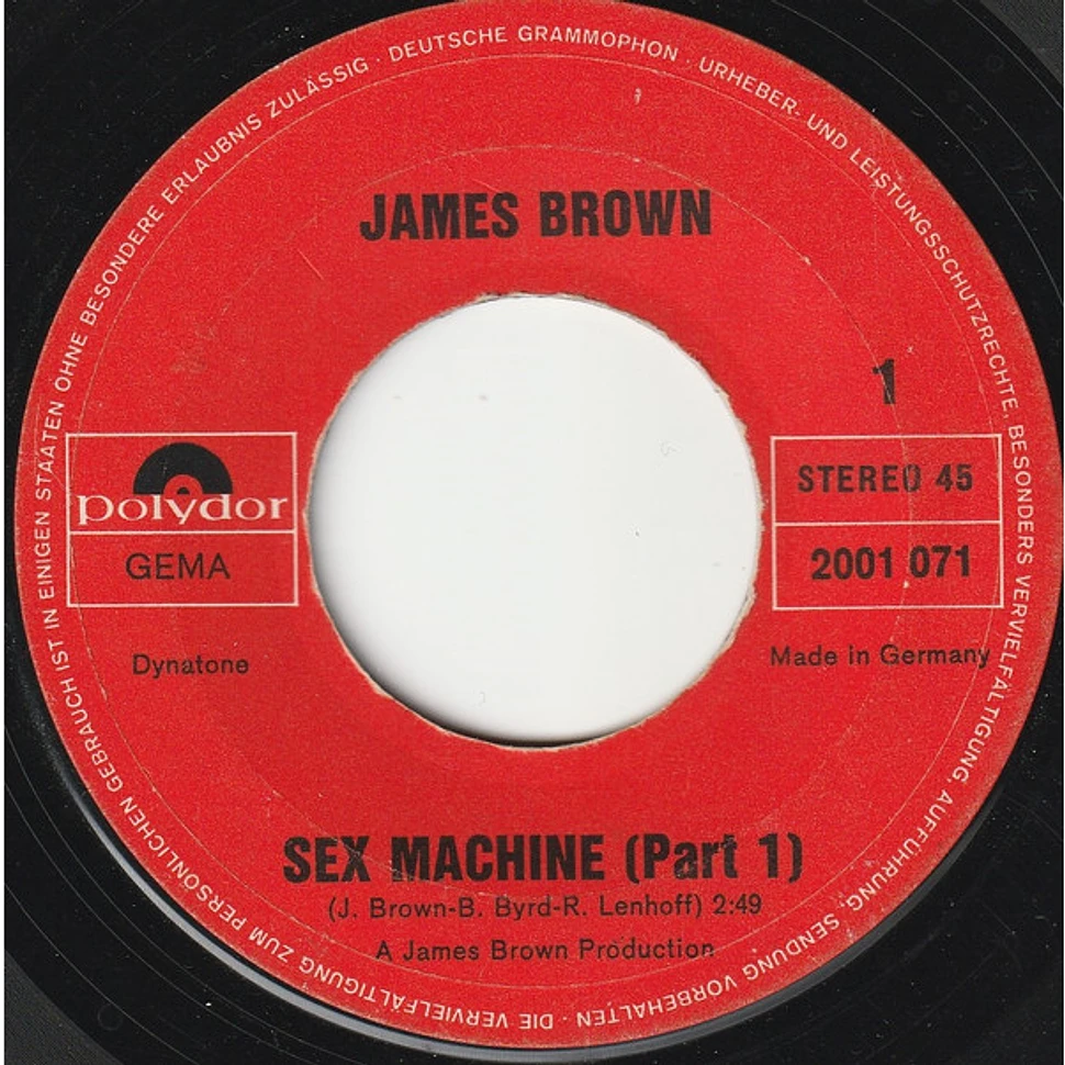 James Brown - Sex Machine Part 1 & Part 2