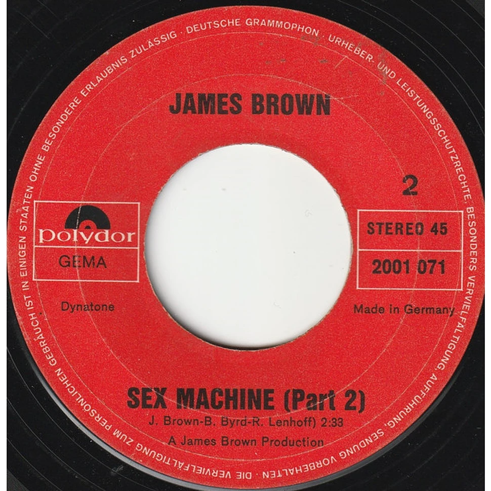 James Brown - Sex Machine Part 1 & Part 2