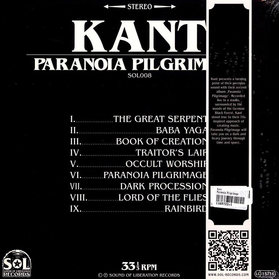 Kant - Paranoia Pilgrimage