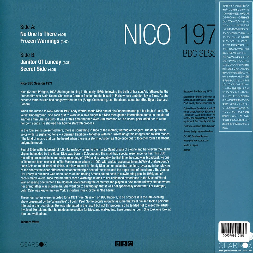 Nico - BBC Session 1971