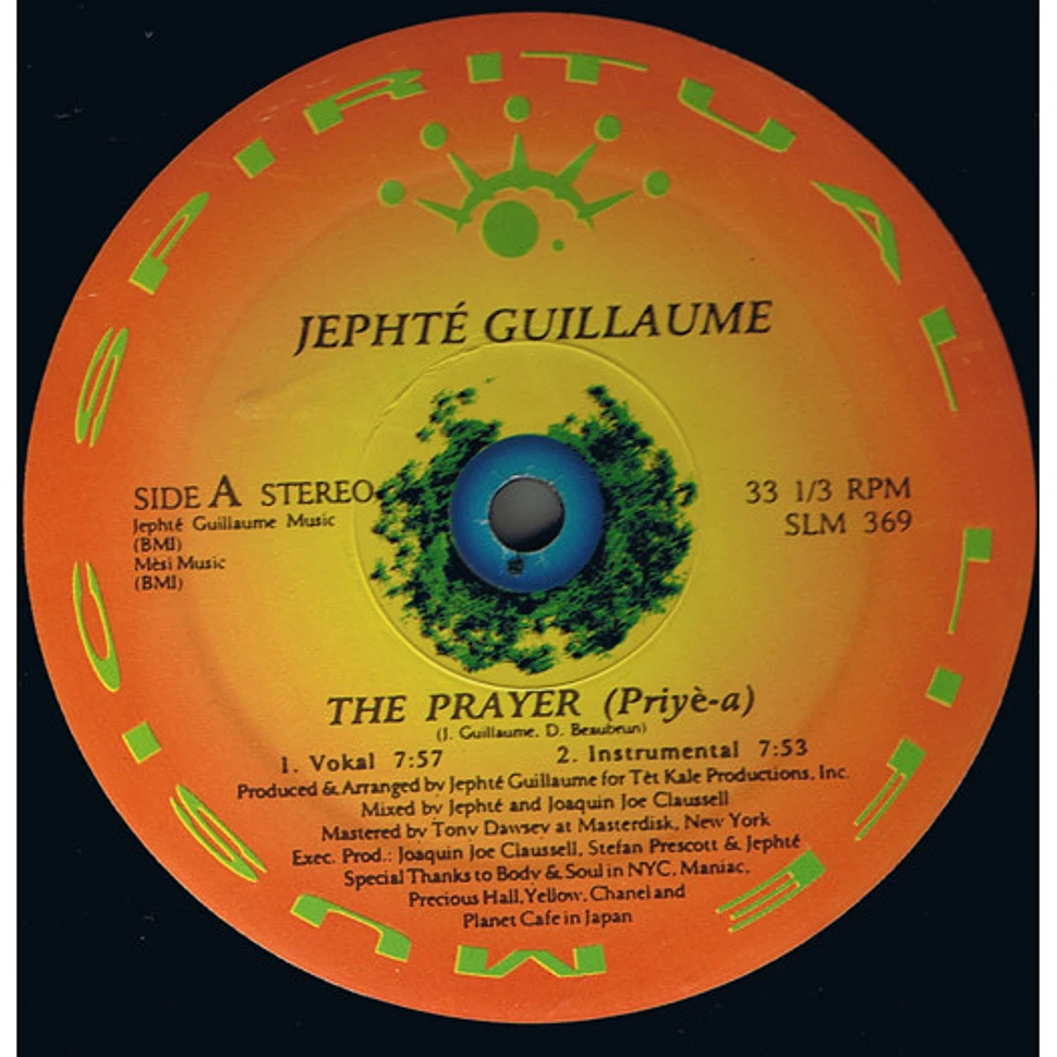 Jephté Guillaume Featuring Daniel Beaubrun & Marjorie Beaubrun - The Prayer (Priyè-a)