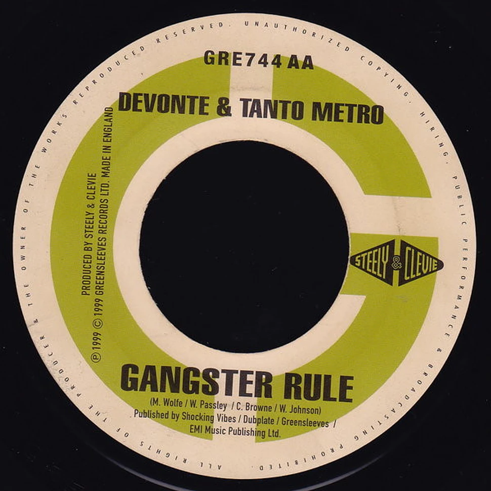 Spragga Benz, Tanto Metro & Devonte - Shotta / Gangster Rule