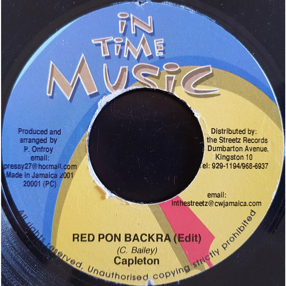 Capleton - Red Pon Backra