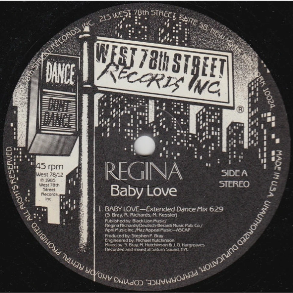 Regina - Baby Love