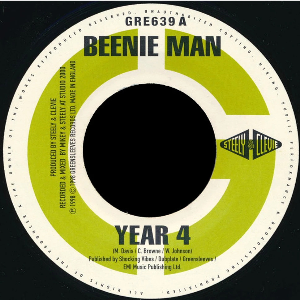 Beenie Man - Year 4