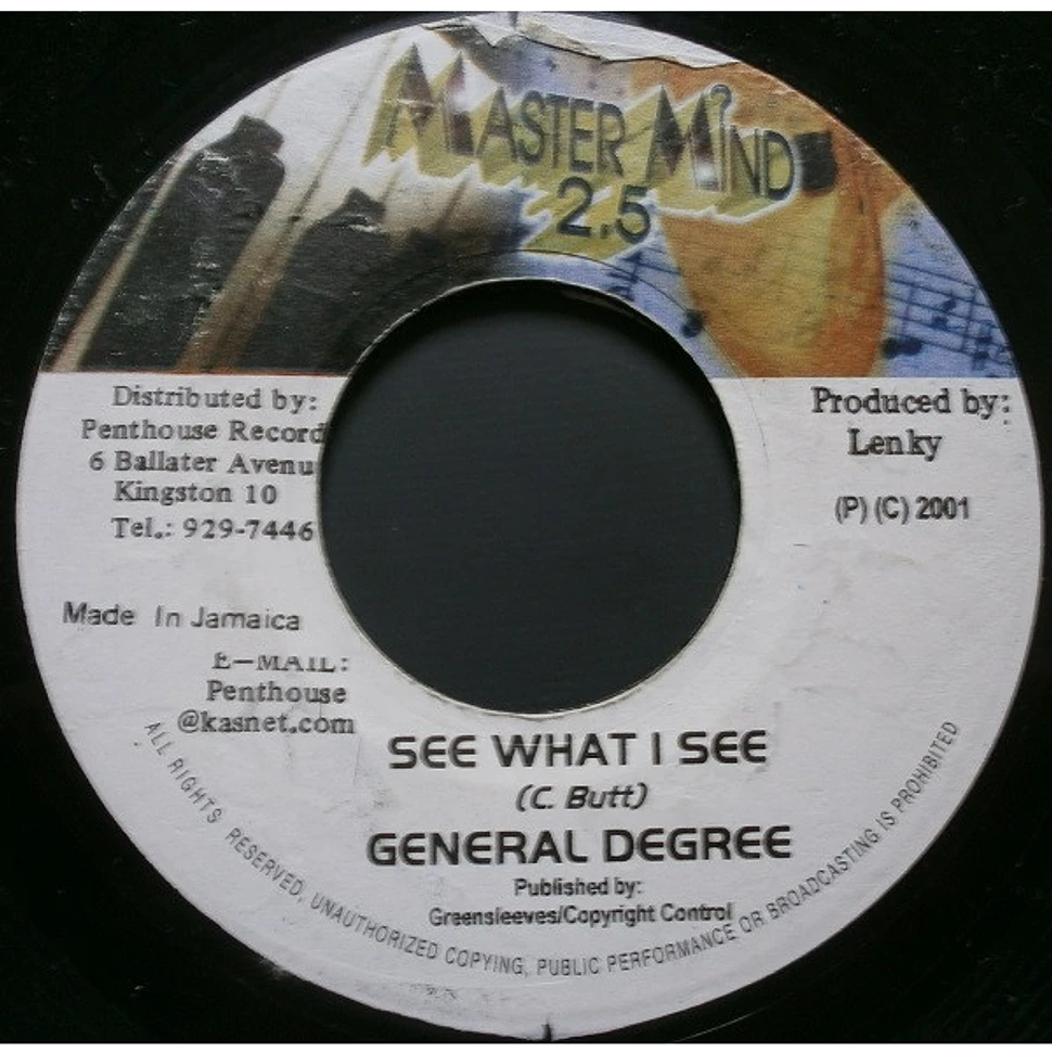 General Degree - See What I See