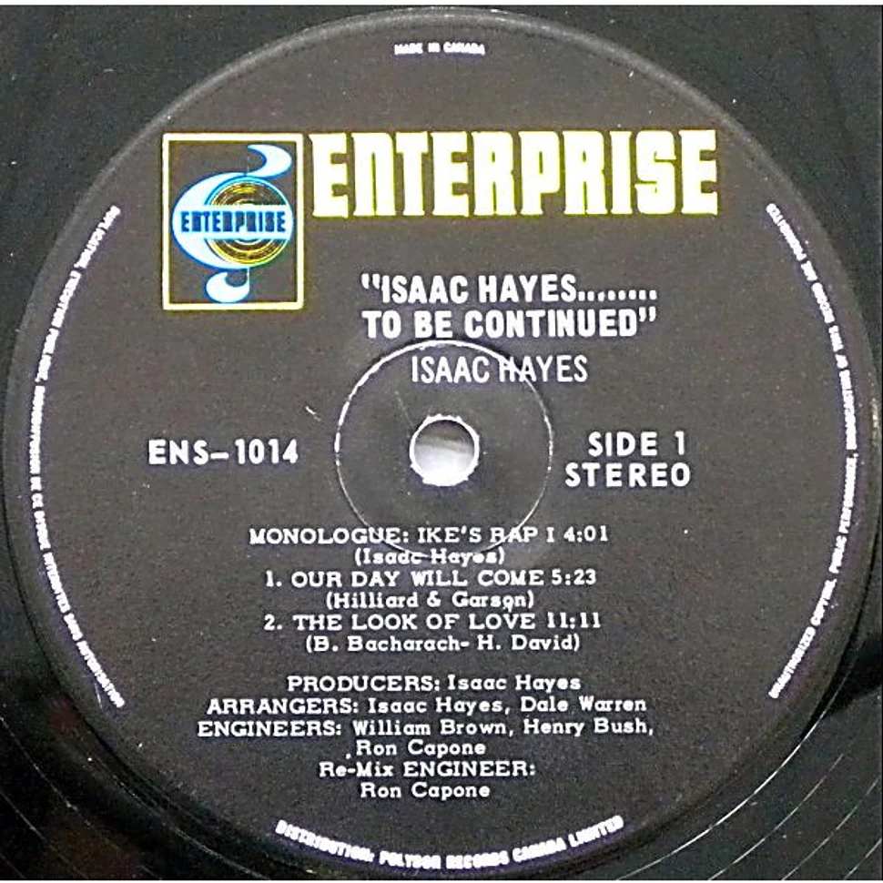 Isaac Hayes - ...To Be Continued