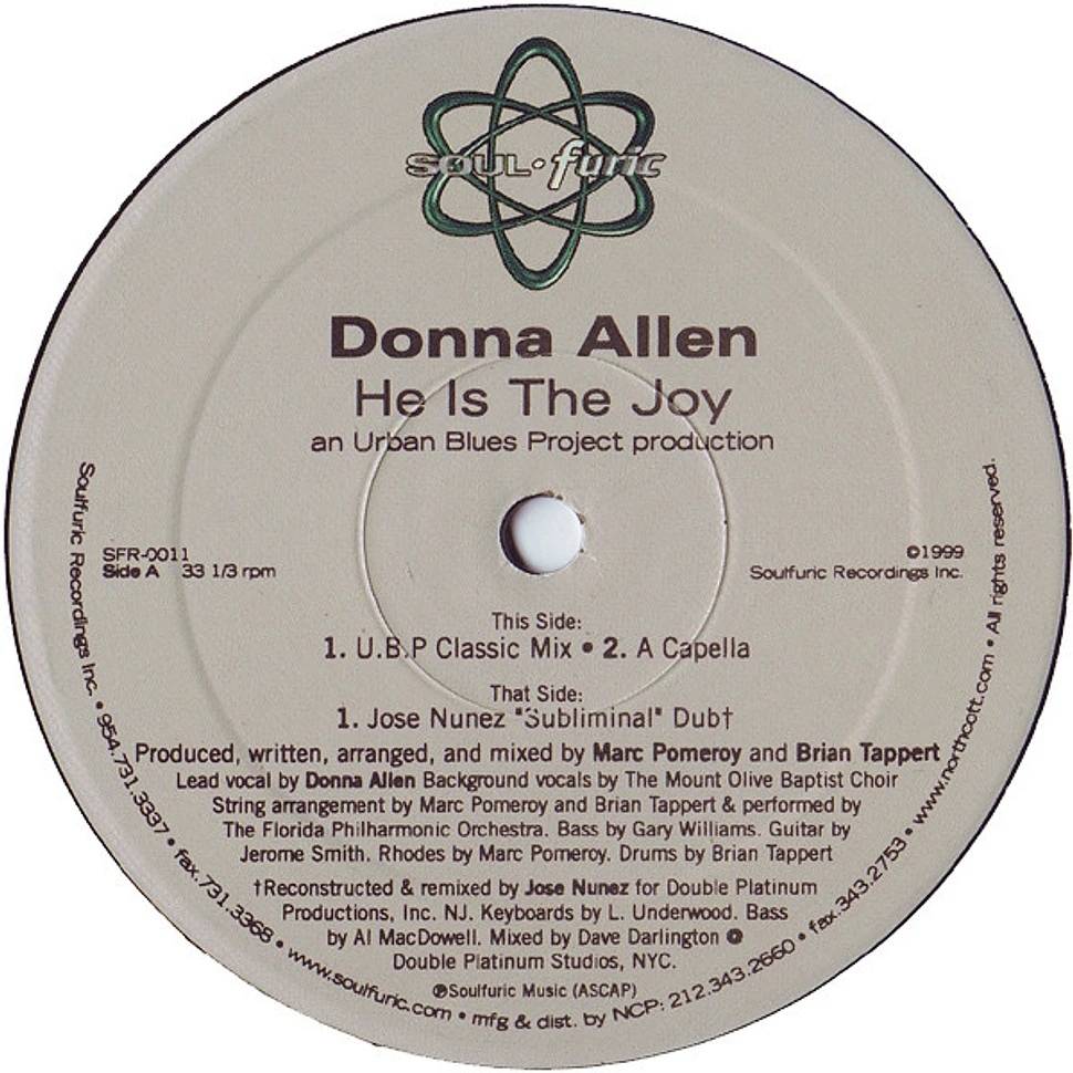 Donna Allen - He Is The Joy