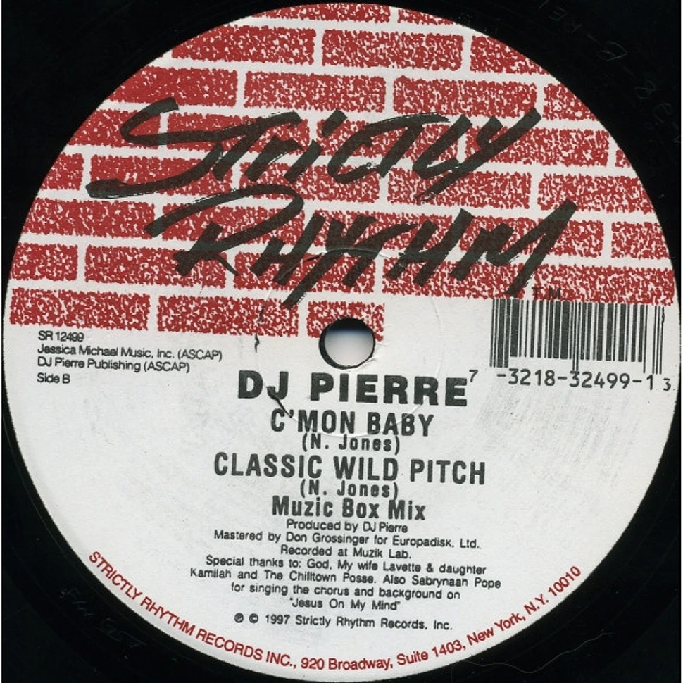 DJ Pierre - C'Mon Baby