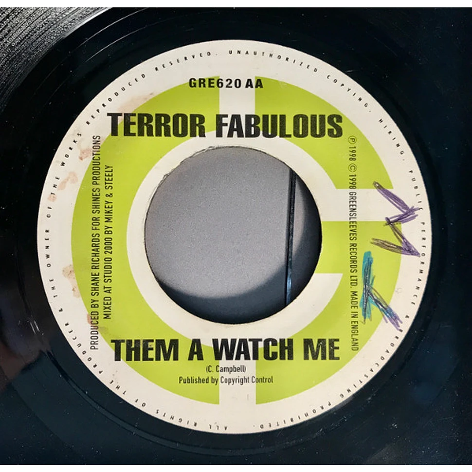 Mad Cobra / Terror Fabulous - No One Style / Them A Watch Me