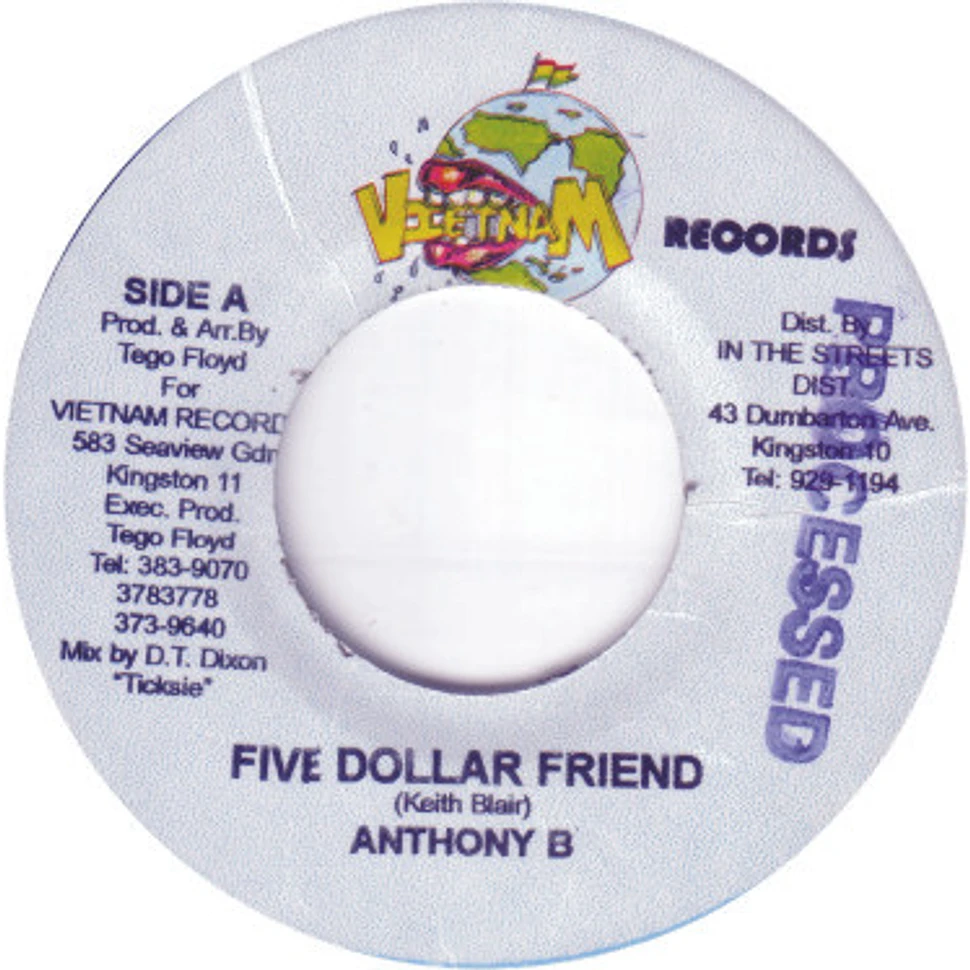 Anthony B / Wayne Perkins - Five-Dollar Friend/Hero