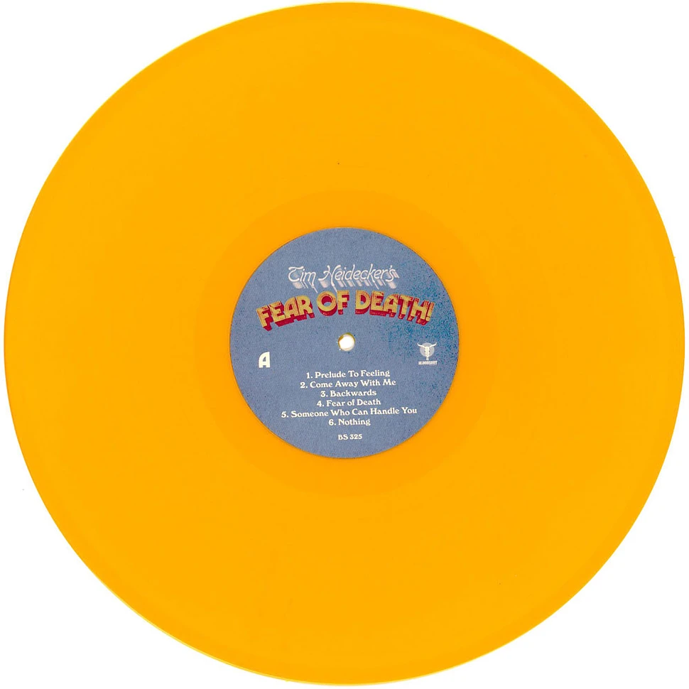 Tim Heidecker - Fear Of Death Golden Sunset Vinyl Edition