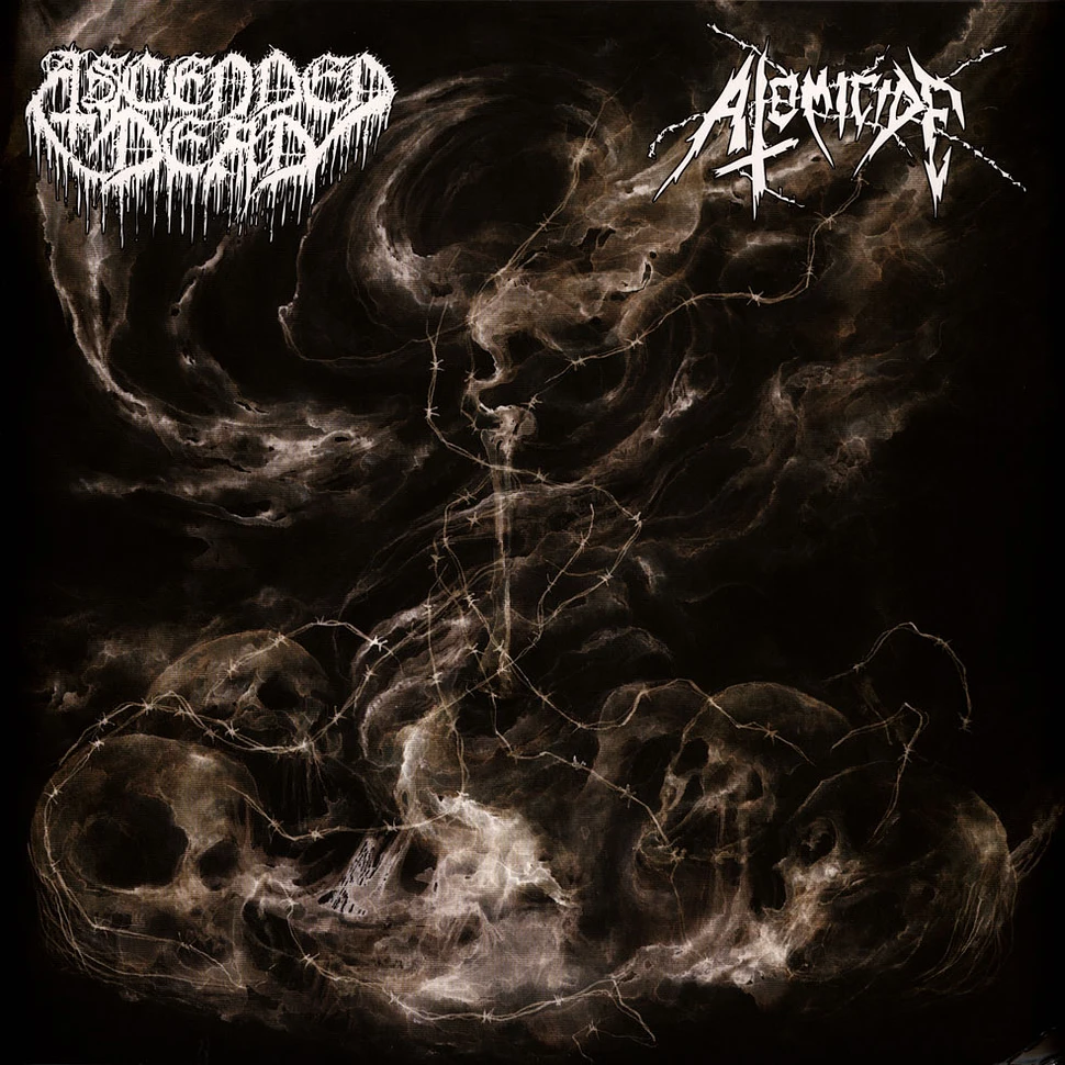 Ascended Dead/Atomicide - Split Grey Vinyl Edition