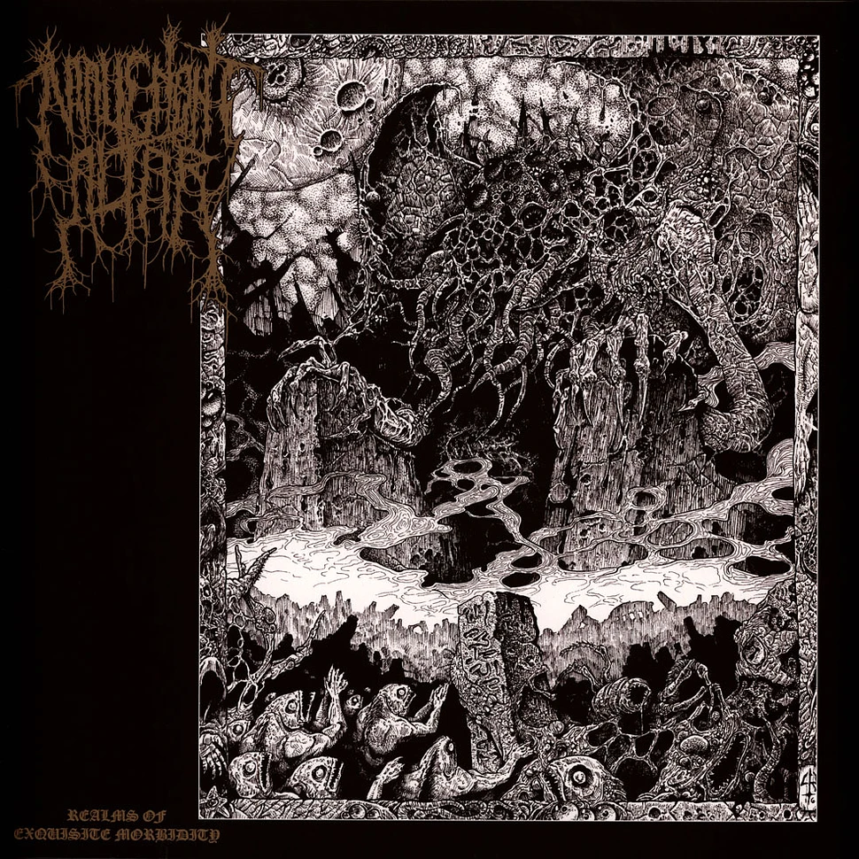 Malignant Altar - Realms Of Exquisite Morbidity Clear Silvervinyl Edition