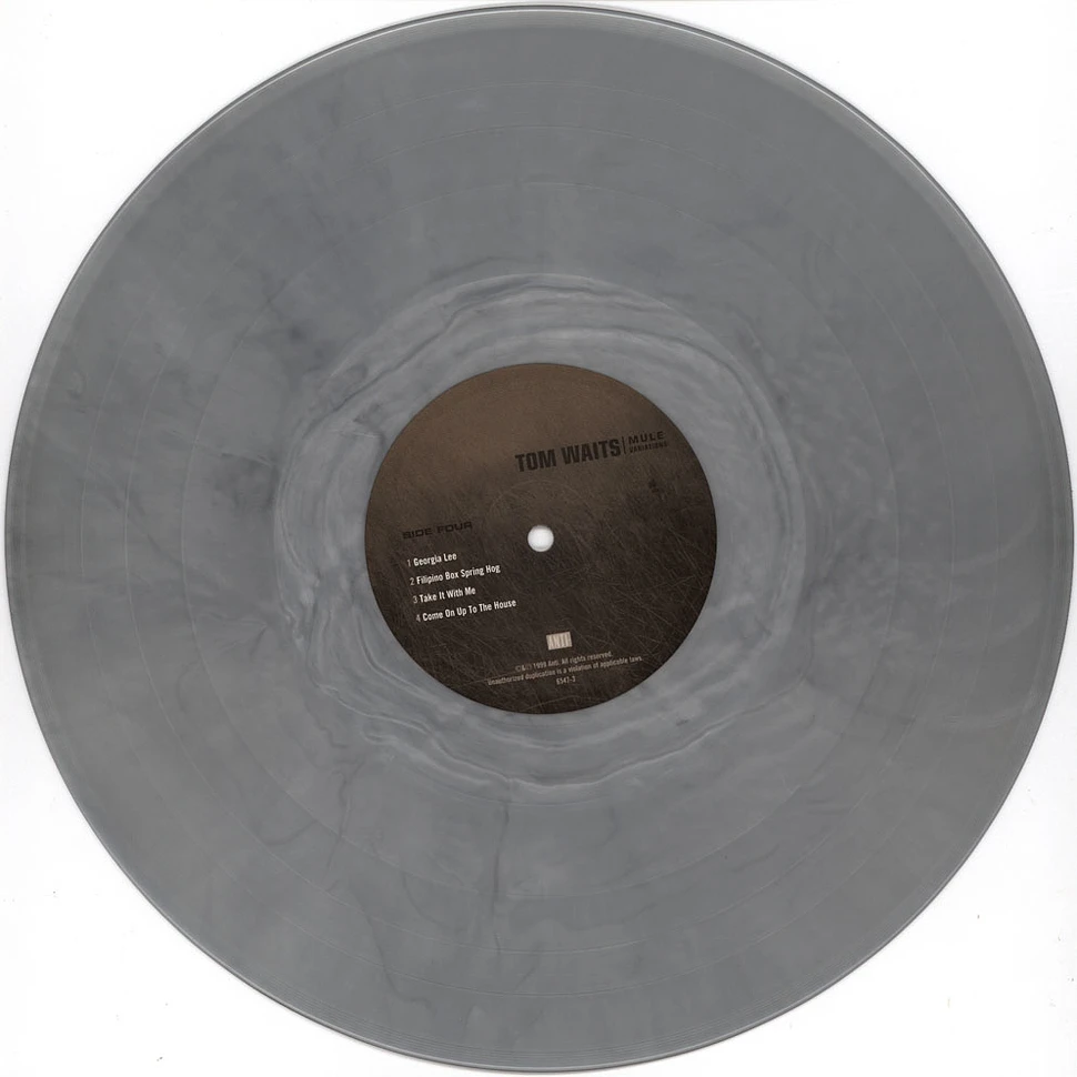 Tom Waits - Mule Variations 25th Anniversary Silver Vinyl Edition