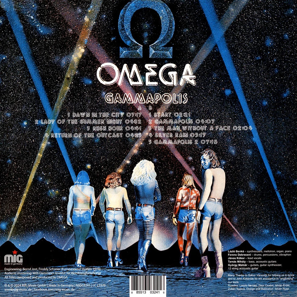 Omega - Gammapolis Colored Vinyl Editoin