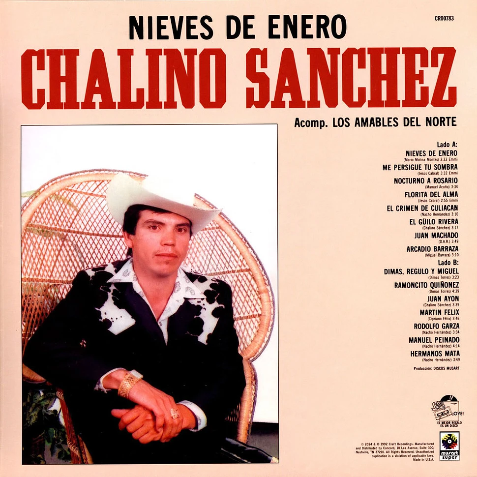 Chalino Sanchez - Nieves De Enero