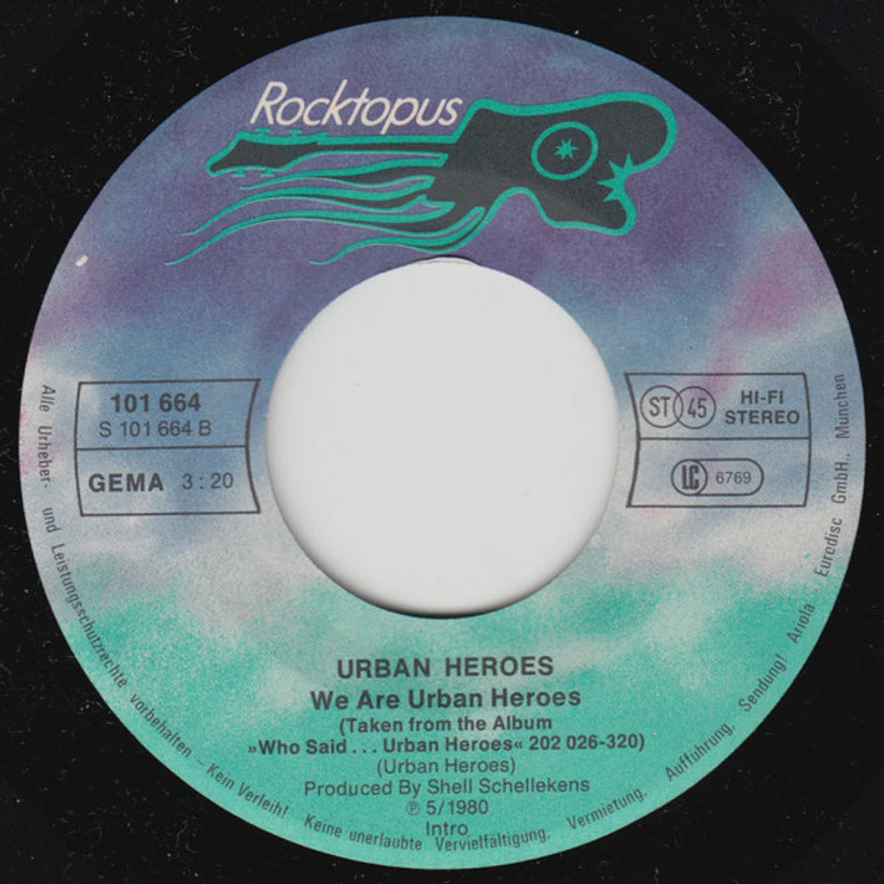 Urban Heroes - Not Another World War