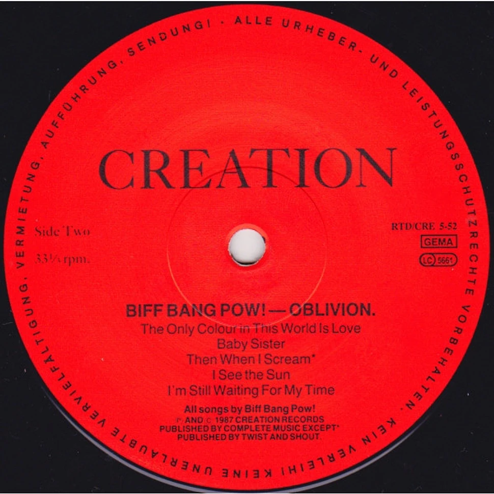 Biff Bang Pow! - Oblivion