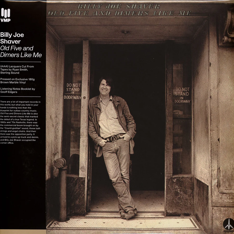 Billy Joe Shaver - Old Five And Dimers Like Me Vinyl Me, Please Edition