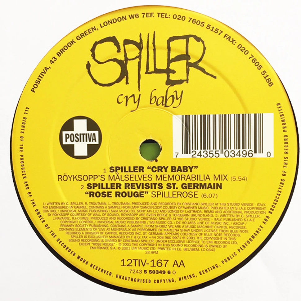 Spiller - Cry Baby