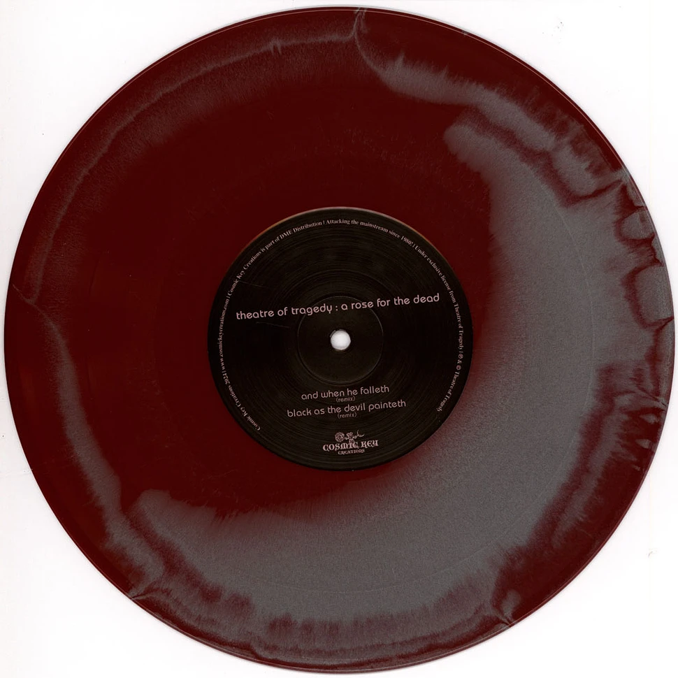 Theatre Of Tragedy - A Rose For The Dead Silver Oxblood Swirl Vinyl Edition