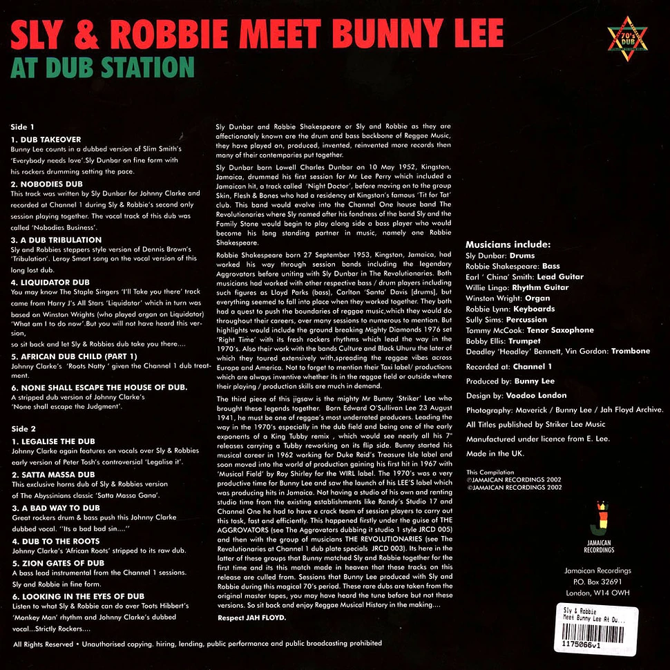 Sly & Robbie - Meet Bunny Lee At Dub Station