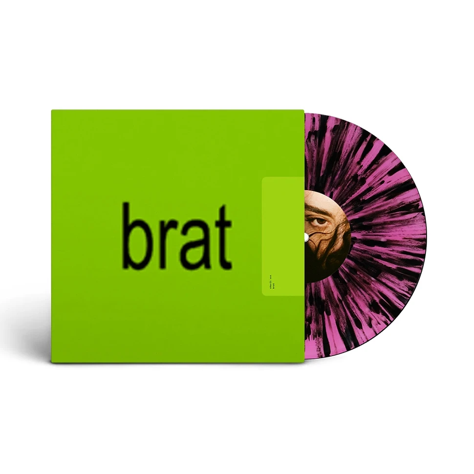 Charli XCX - Brat HHV German Exclusive Pink & Black Splatter Vinyl Edition