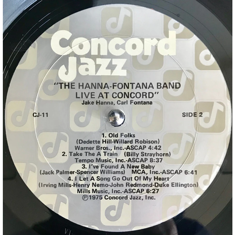 The Hanna-Fontana Band Featuring Jake Hanna And Carl Fontana - Live At Concord