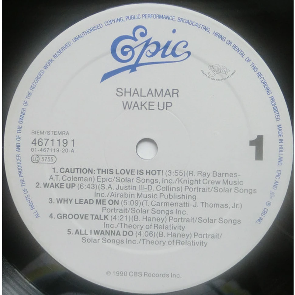 Shalamar - Wake Up