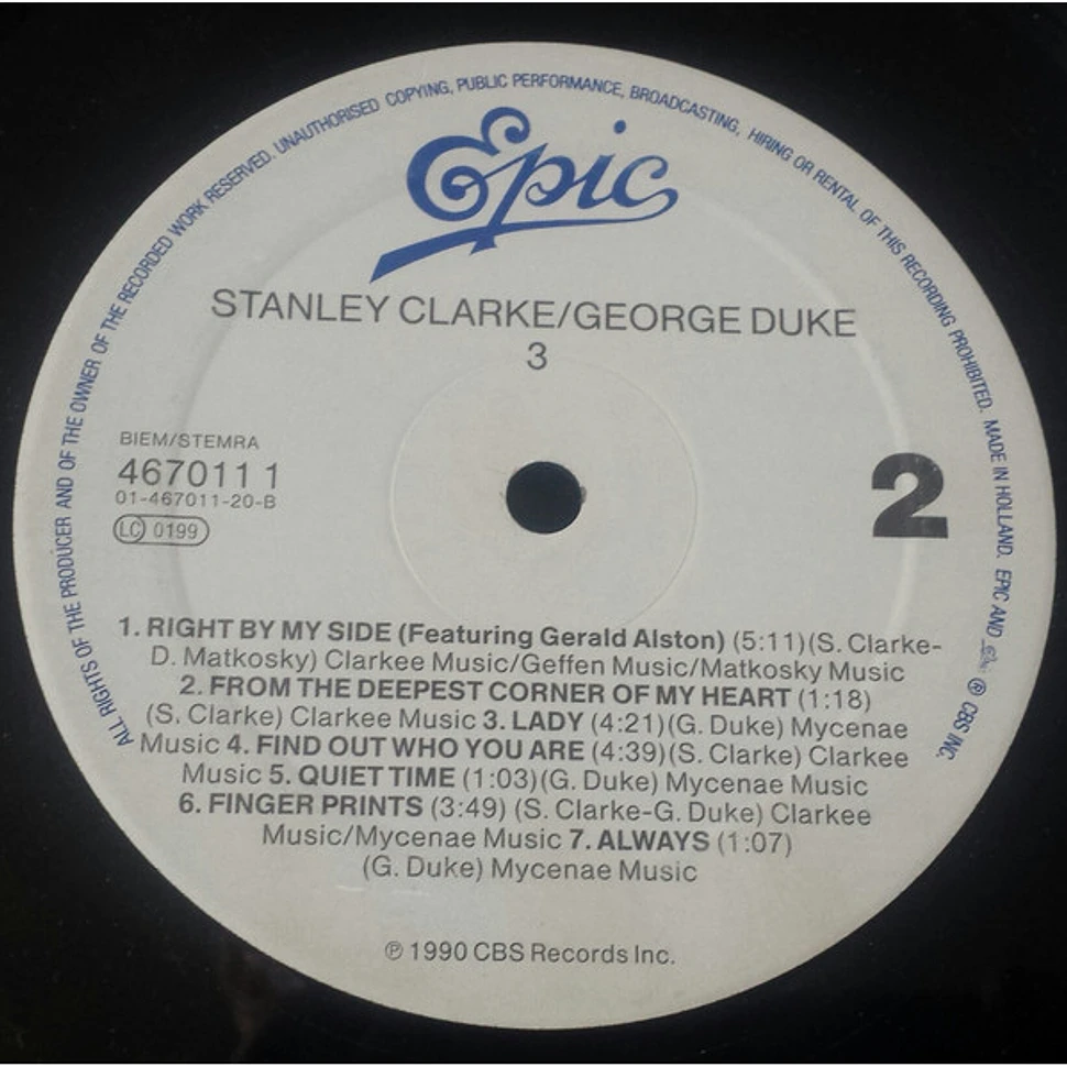 Stanley Clarke/George Duke - 3