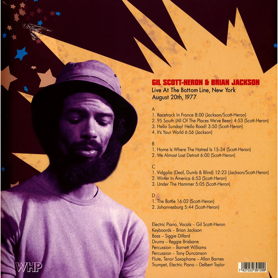 Gil Scott-Heron & Brian Jackson - Live At The Bottom Line New York 1977