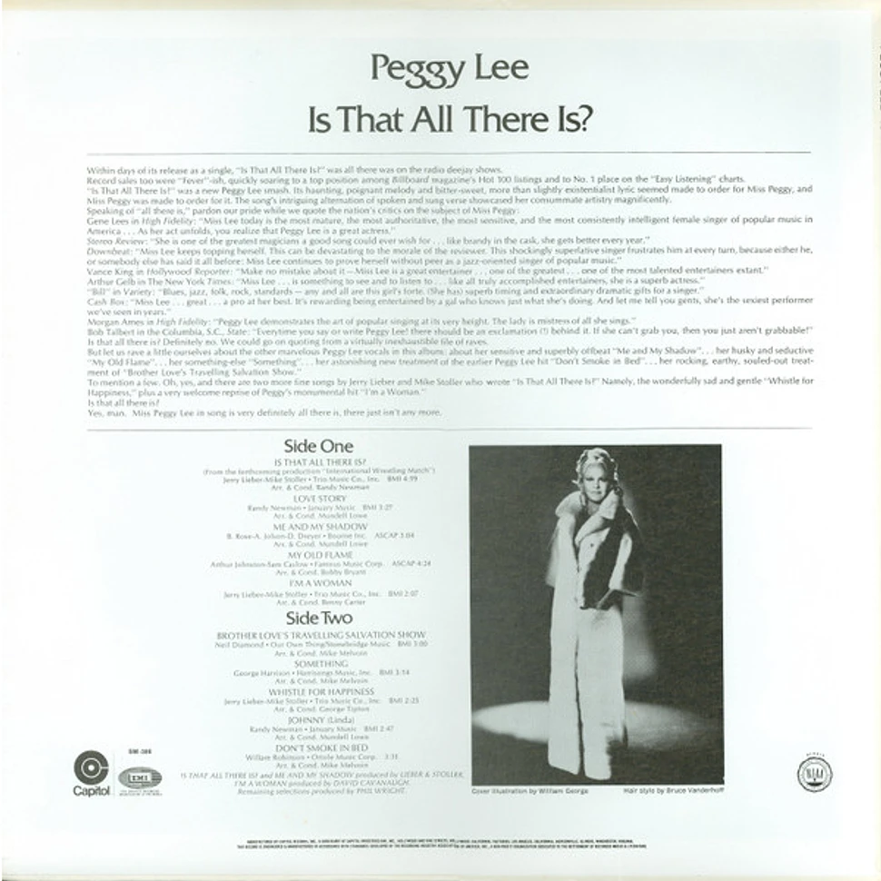 Peggy Lee - Is That All There Is?