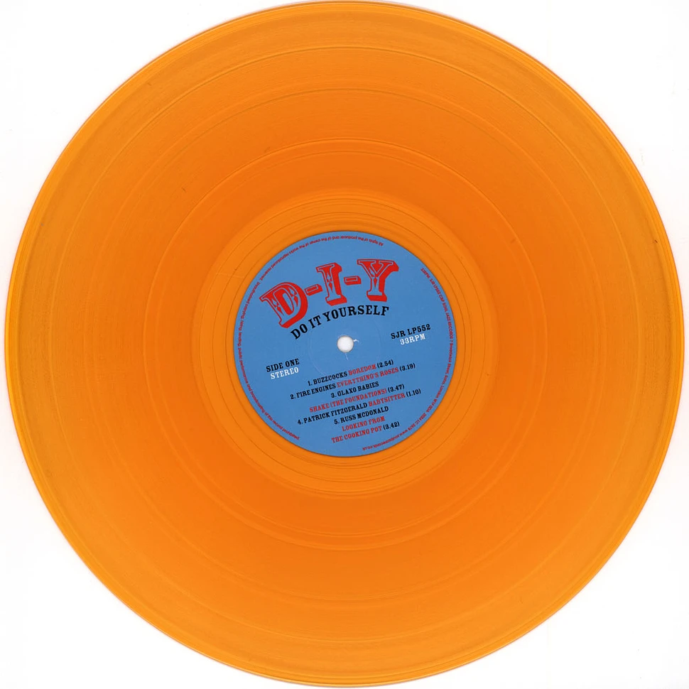 Soul Jazz Records presents - D-I-Y: Do It Yourself Orange Vinyl Edition