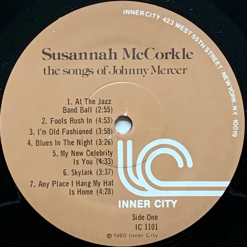 Susannah McCorkle - The Songs Of Johnny Mercer