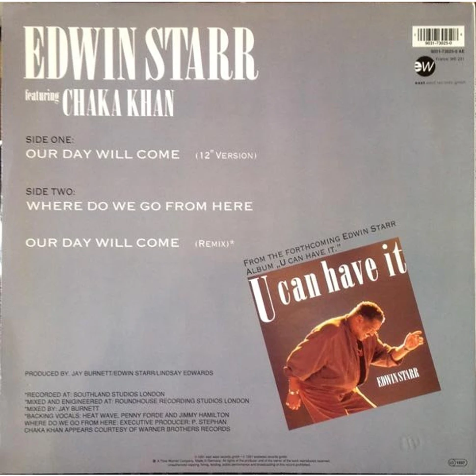 Edwin Starr Featuring Chaka Khan - Our Day Will Come