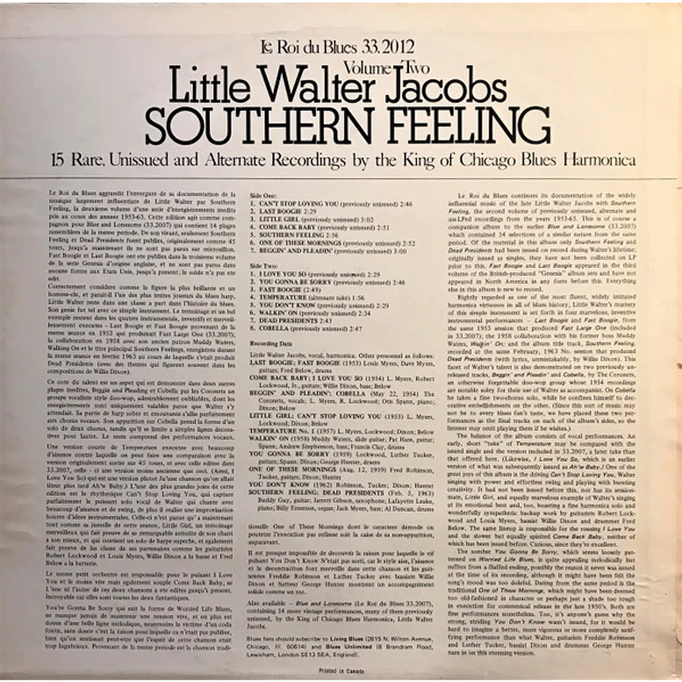 Little Walter - Southern Feeling - Volume Two