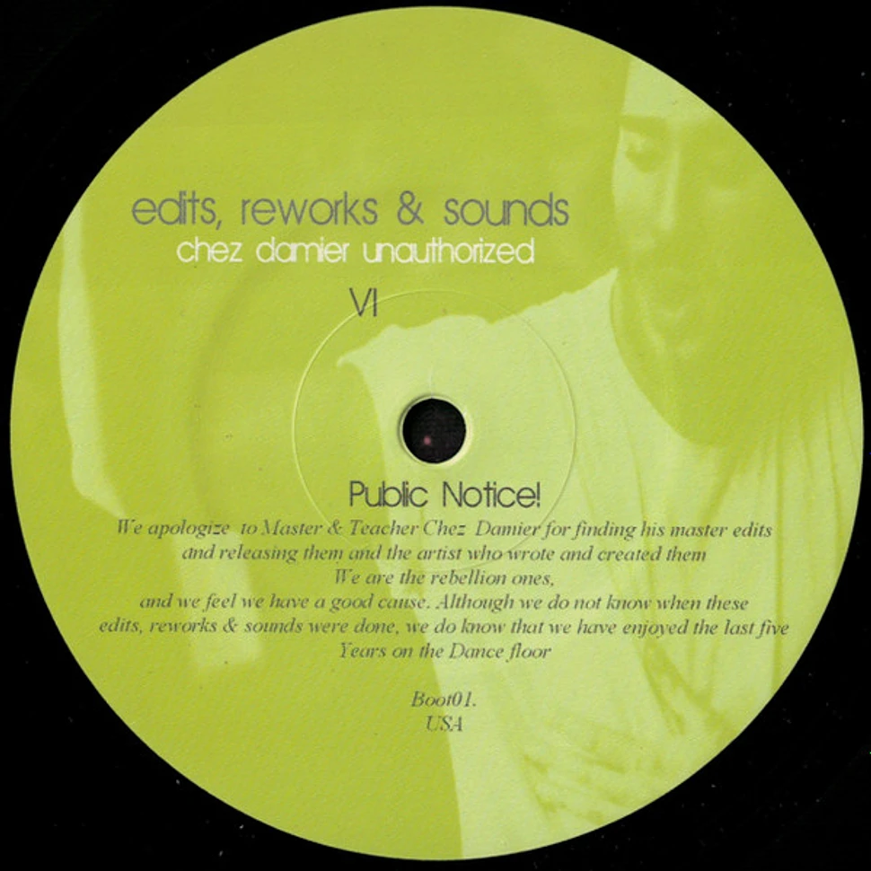 Chez Damier - Edits, Reworks & Sounds (Chez Damier Unauthorized) VI