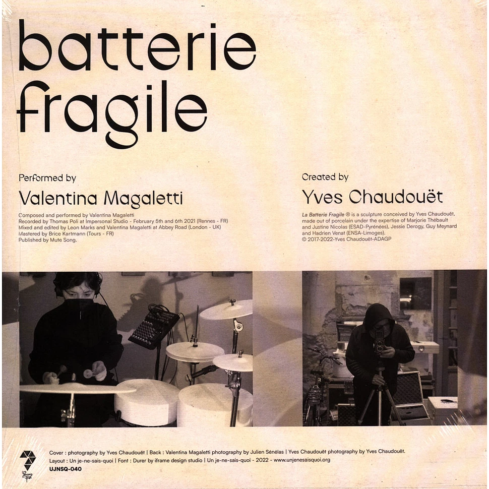 Valentina Magaletti & Yves Chaudouet - Batterie Fragile