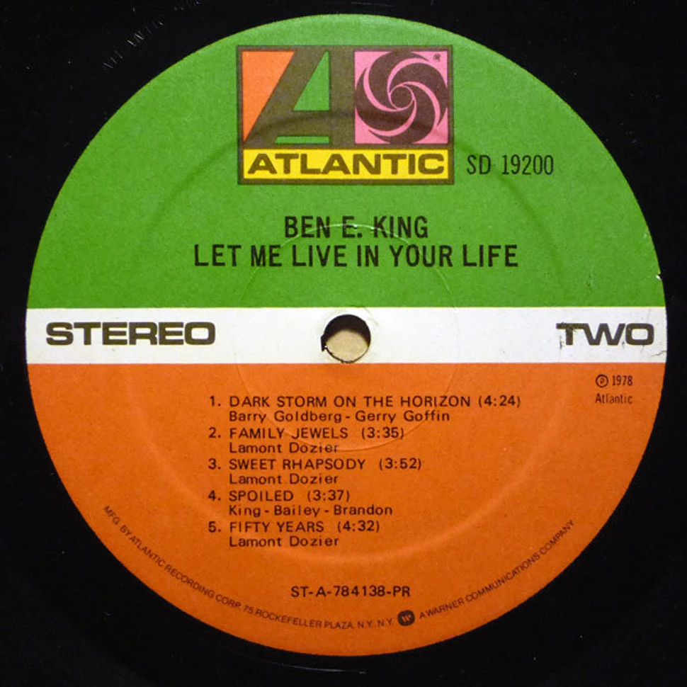 Ben E. King - Let Me Live In Your Life