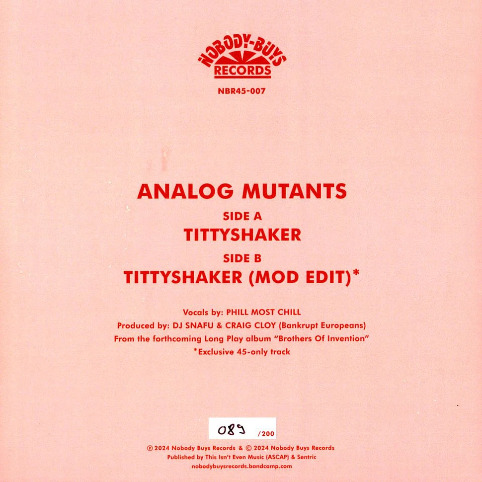 Analog Mutants - Tittyshaker / Mod Edit Marbeld Vinyl Edition