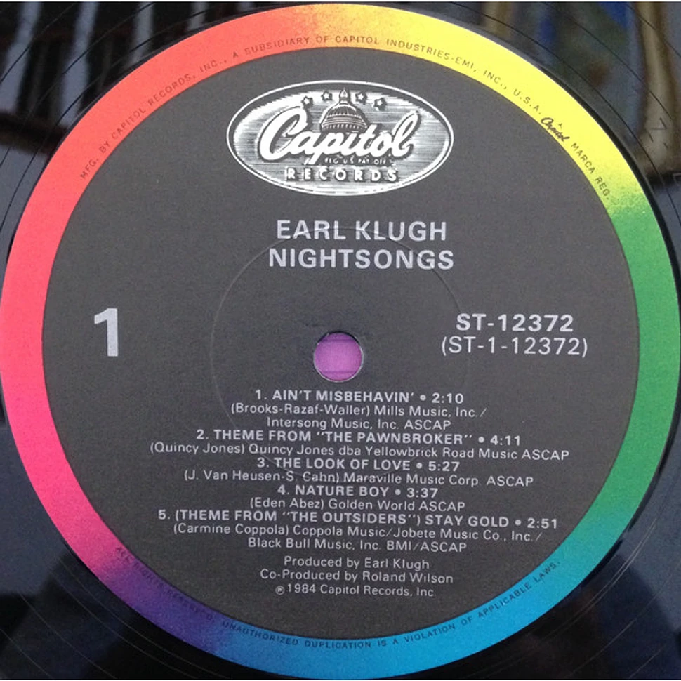 Earl Klugh - Nightsongs